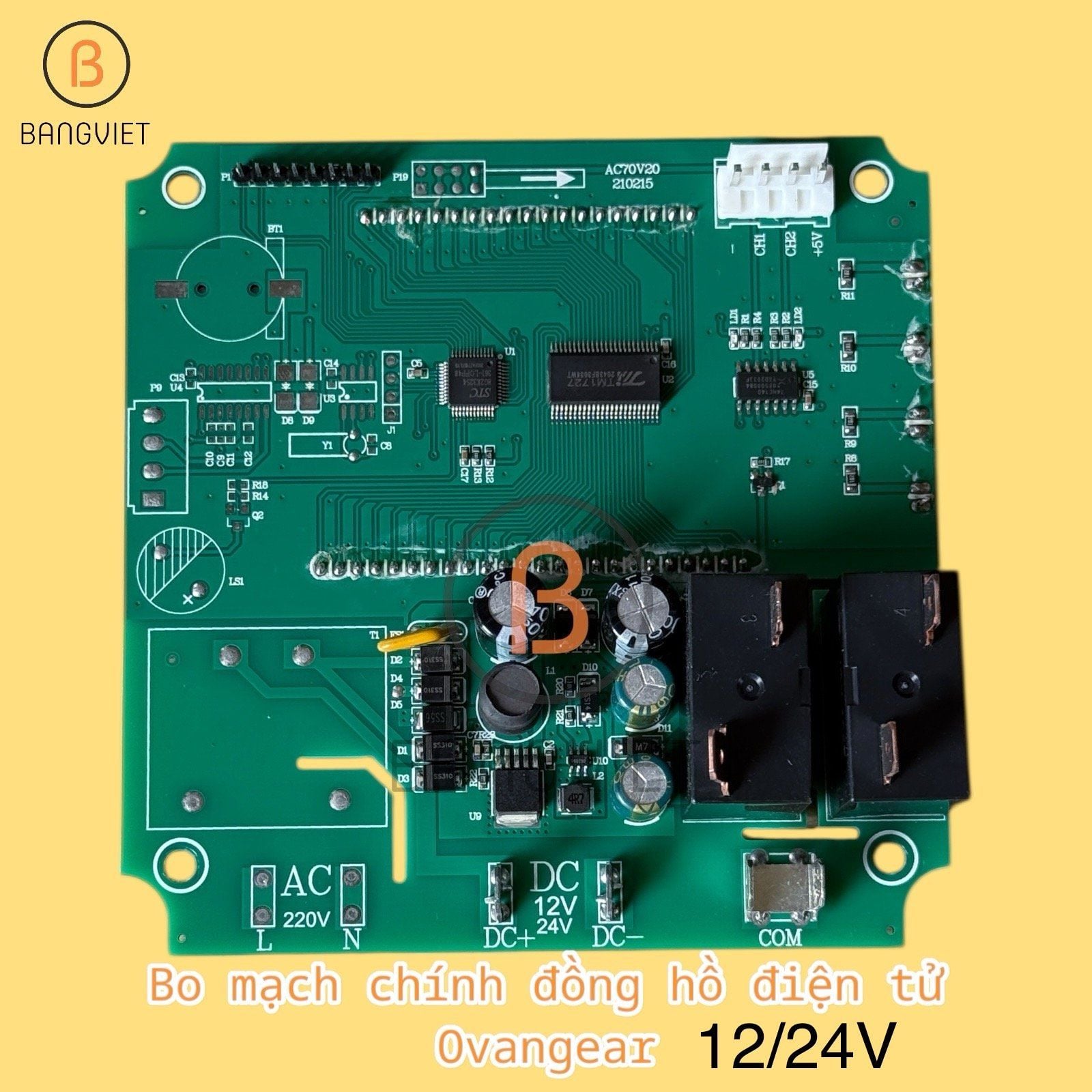 Đồng hồ đo xăng dầu điện tử Ovan Gear 220V 12V 24V