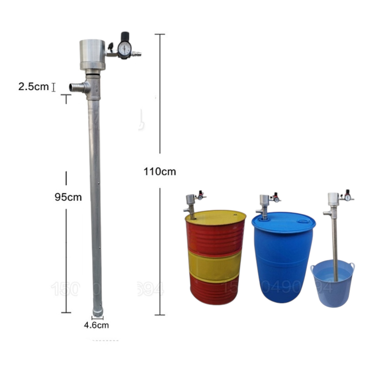 Bơm hoá chất khí nén BV776