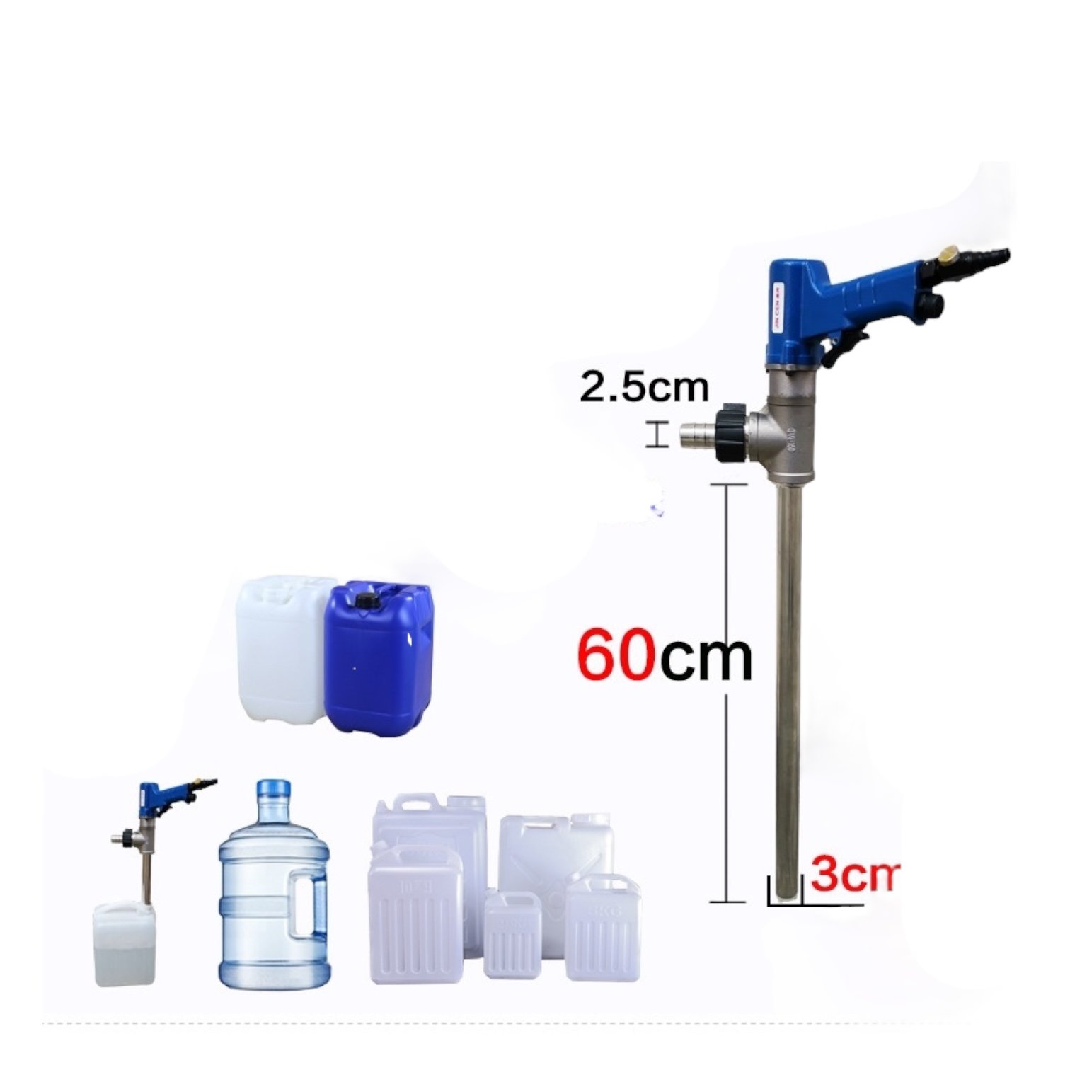 Bơm hoá chất khí nén BV554