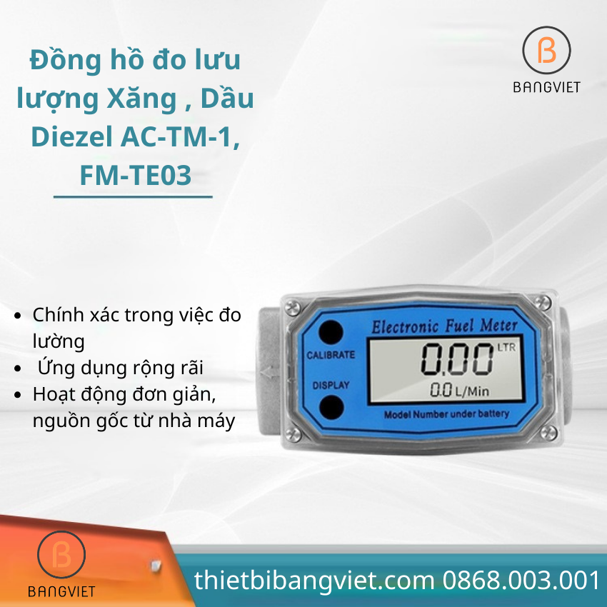 Đồng hồ C35, đo lưu lượng Xăng , Dầu Diezel, nước và các chất lỏng khác