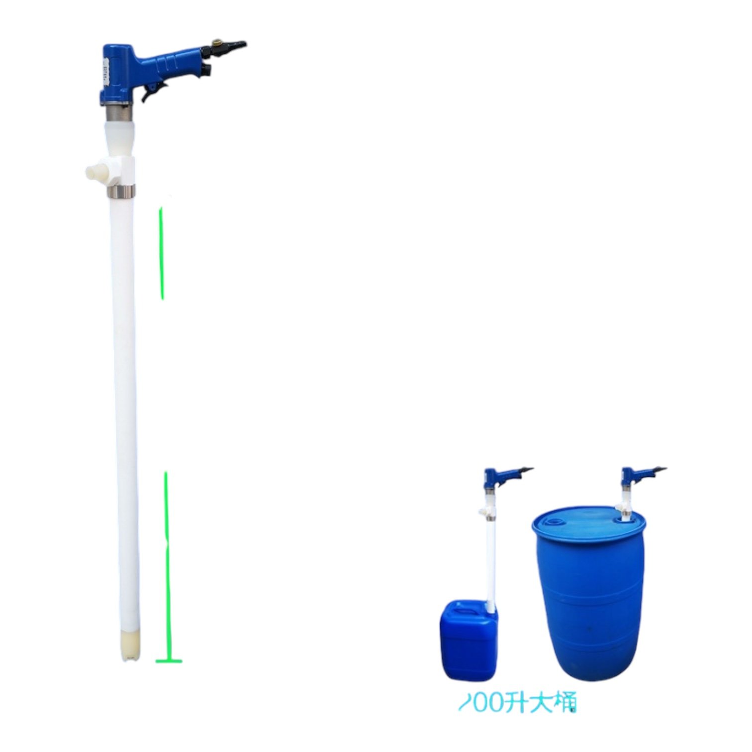 Bơm hoá chất khí nén PVDF BV551