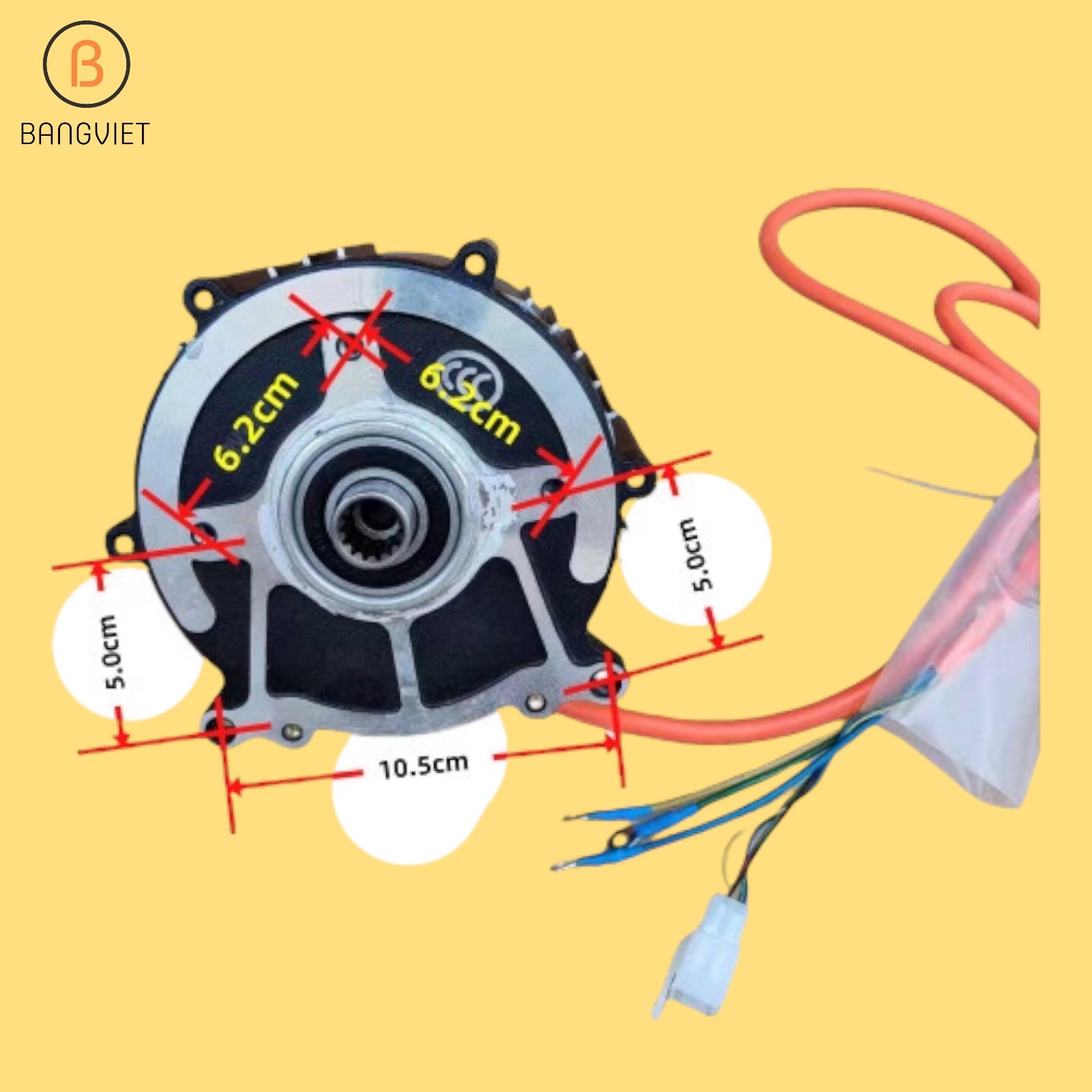 Động cơ và điều tốc BLDC 60V1000W 14 răng