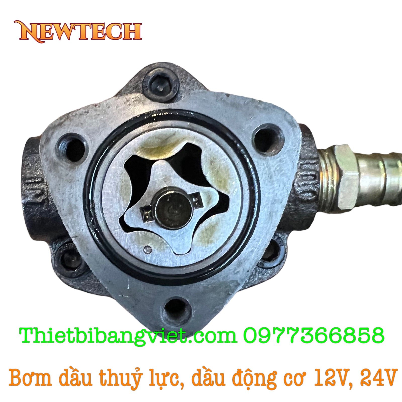 Bơm dầu thủy lực bánh răng, dầu động cơ B891 12V 24V 220V