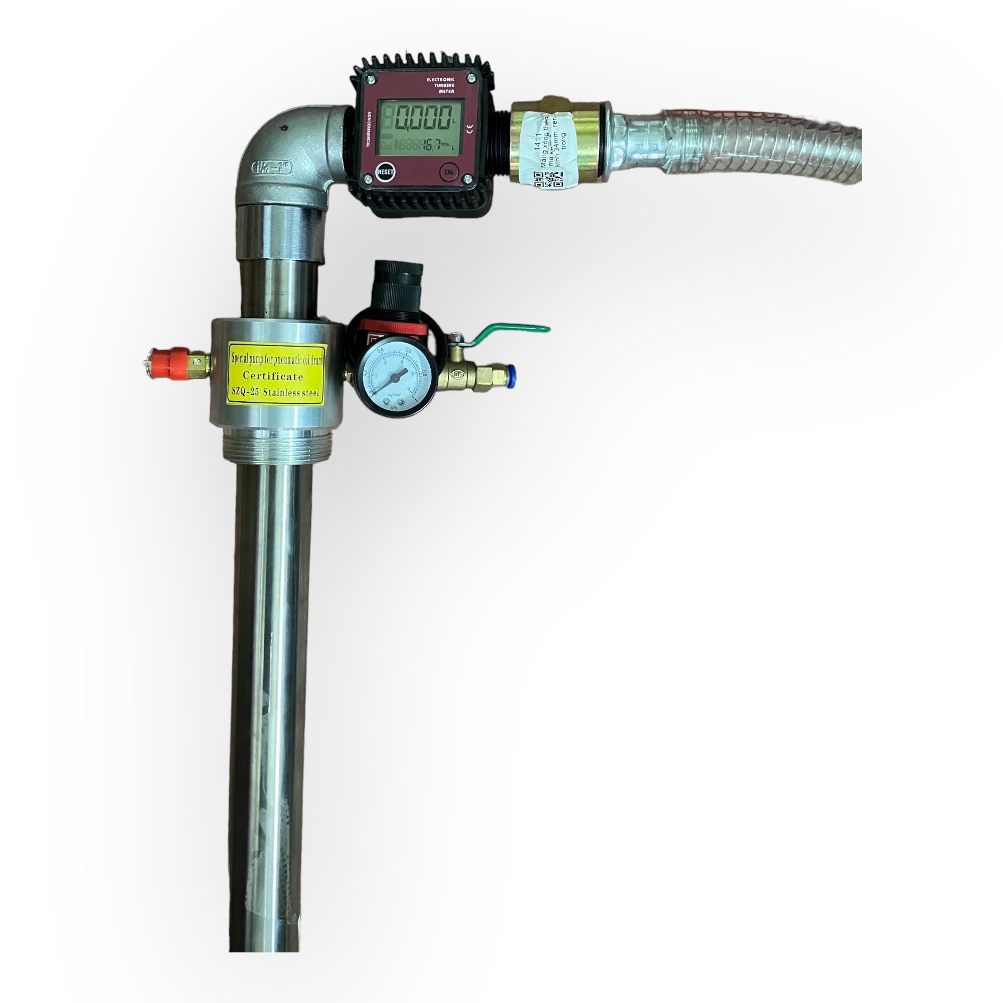 Bộ KIT bơm xăng dầu chạy khí nén SZQ25