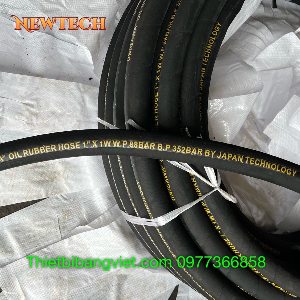 Ống dây dẫn chịu dầu chịu áp lực lõi thép dùng cho máy bơm xăng dầu 25mm