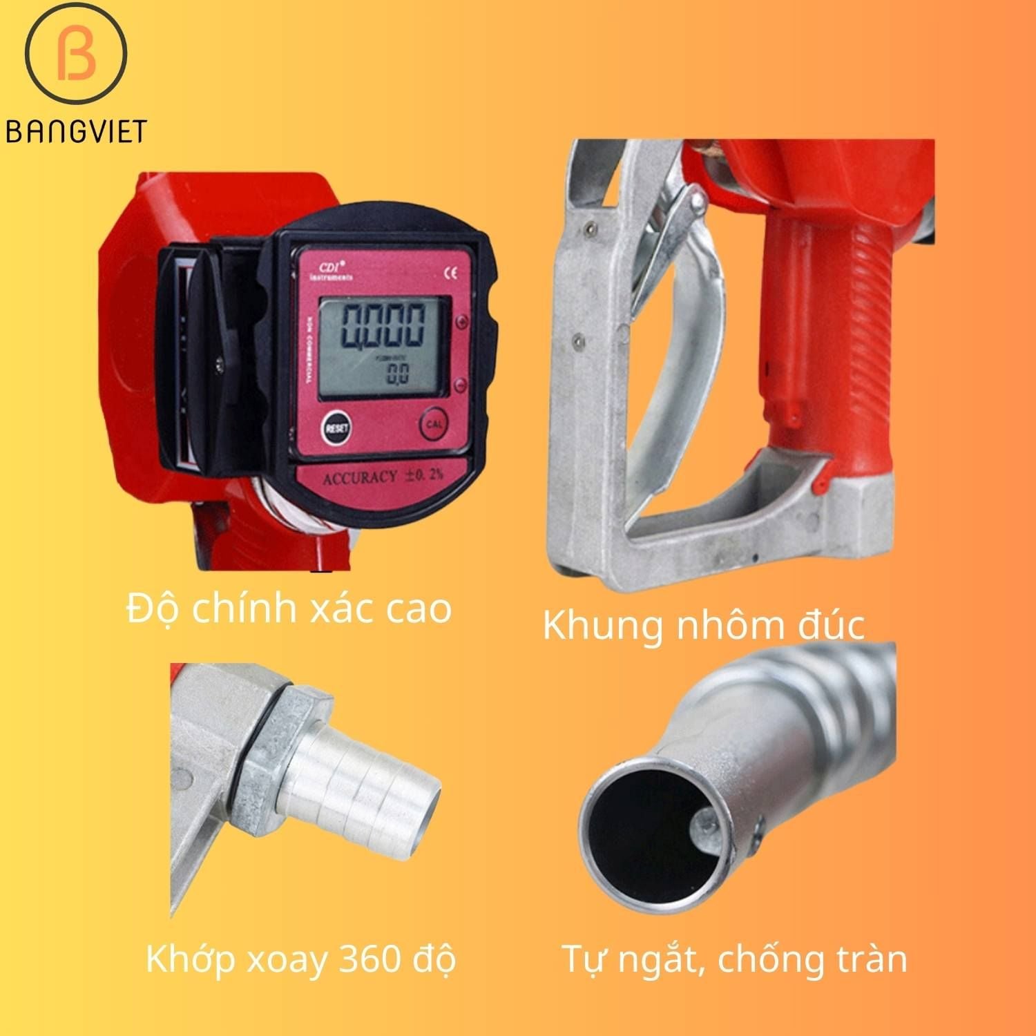 Cò bơm dầu định lượng có chức năng tự ngắt BV98