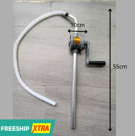 Dụng Cụ Bơm Hút Chất Lỏng- Bơm Quay Tay Vật Liệu Nhôm, Bơm Xăng, Dầu Diesel