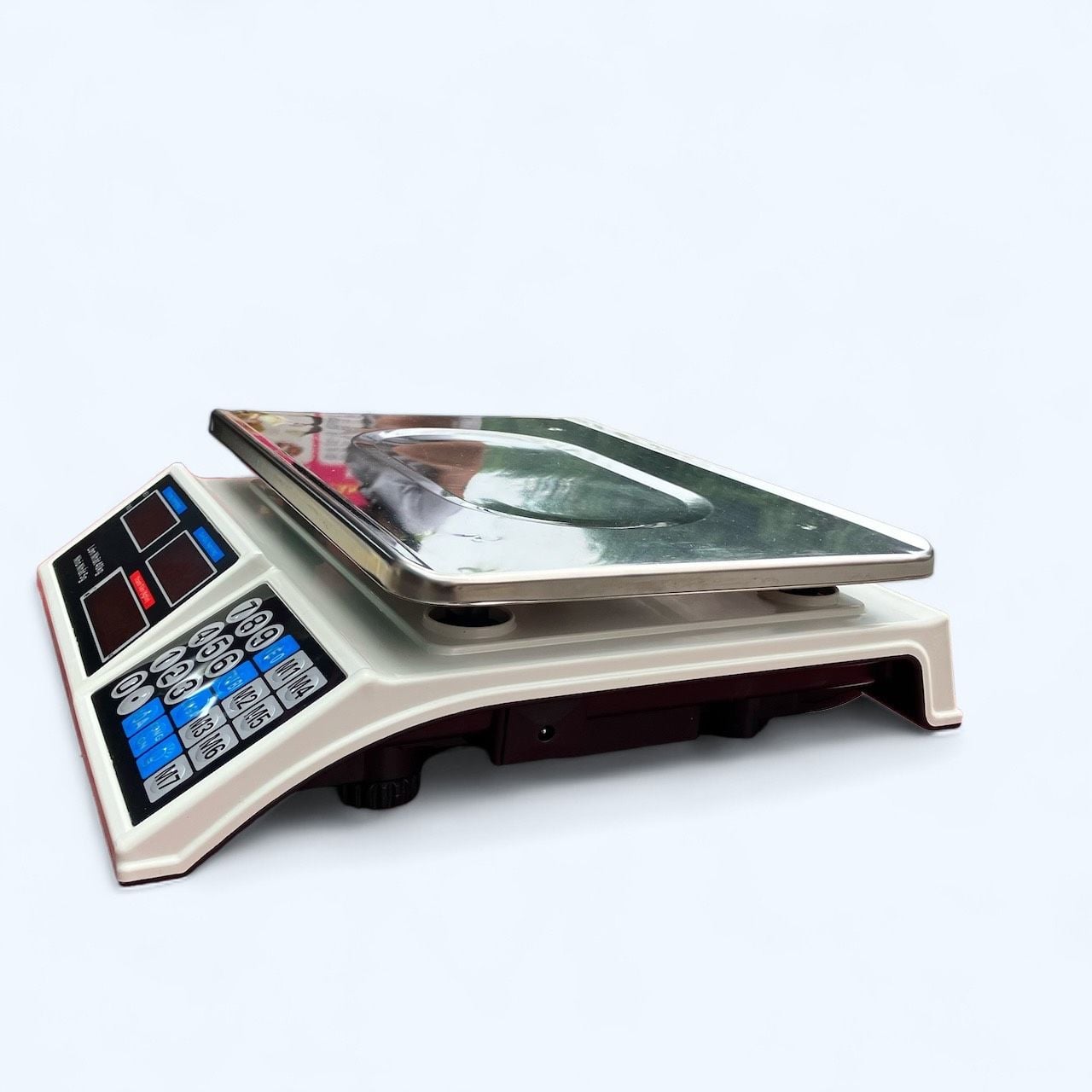 Cân điện tử tính tiền tiện lợi, cân hoa quả đĩa cong và phẳng