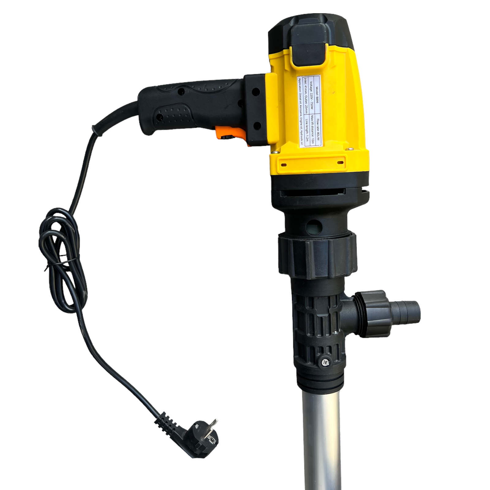 Bơm thùng phi 220V 1000W diesel, dầu thuỷ lực B899 Newtech