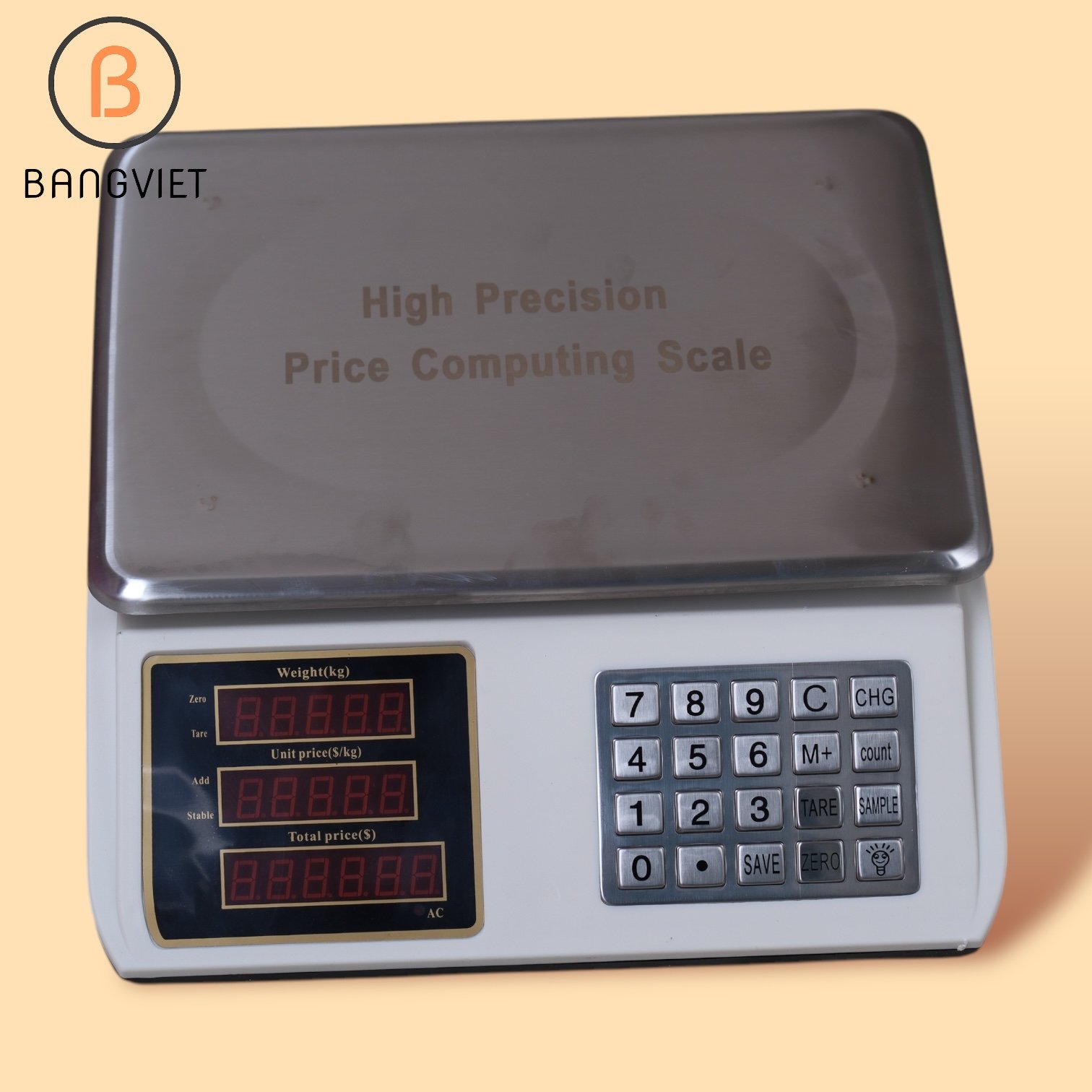Cân tính tiền 2 mặt đĩa phẳng model BV201