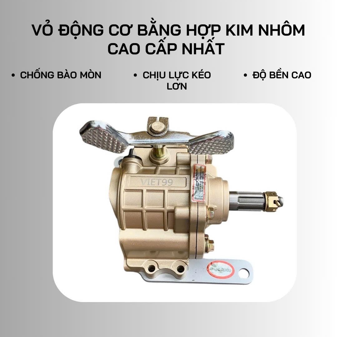 Bộ hộp số tiến lùi đảo chiều lắp vào động cơ xe máy