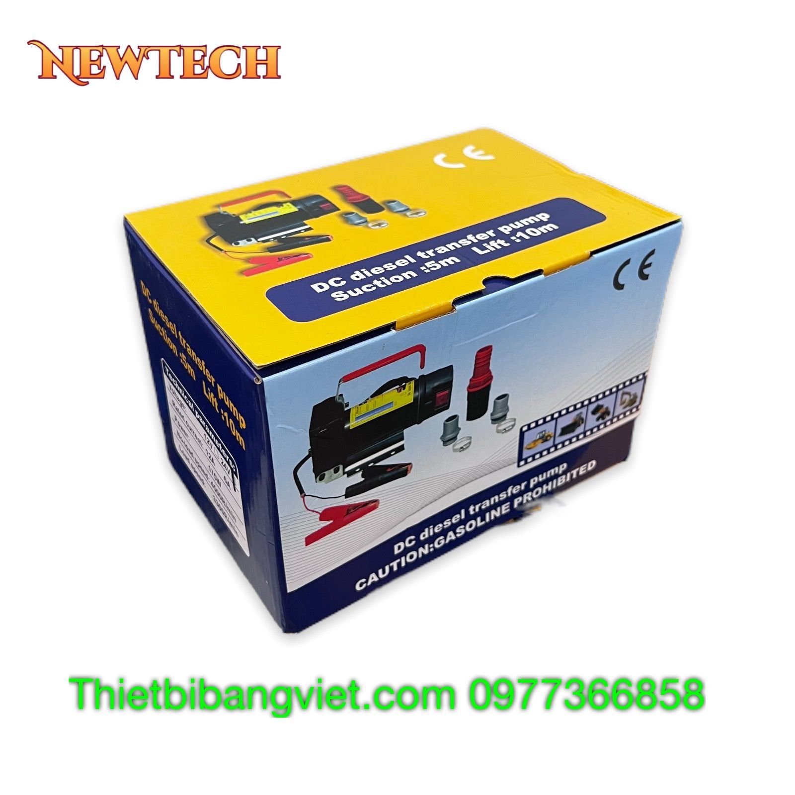 Bơm dầu Diesel chạy điện 12V 24V 40L/P CH8010B