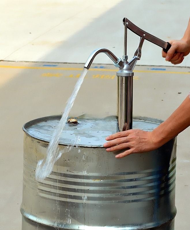 Bơm hóa chất piston bằng thép carbon Barrel Pump