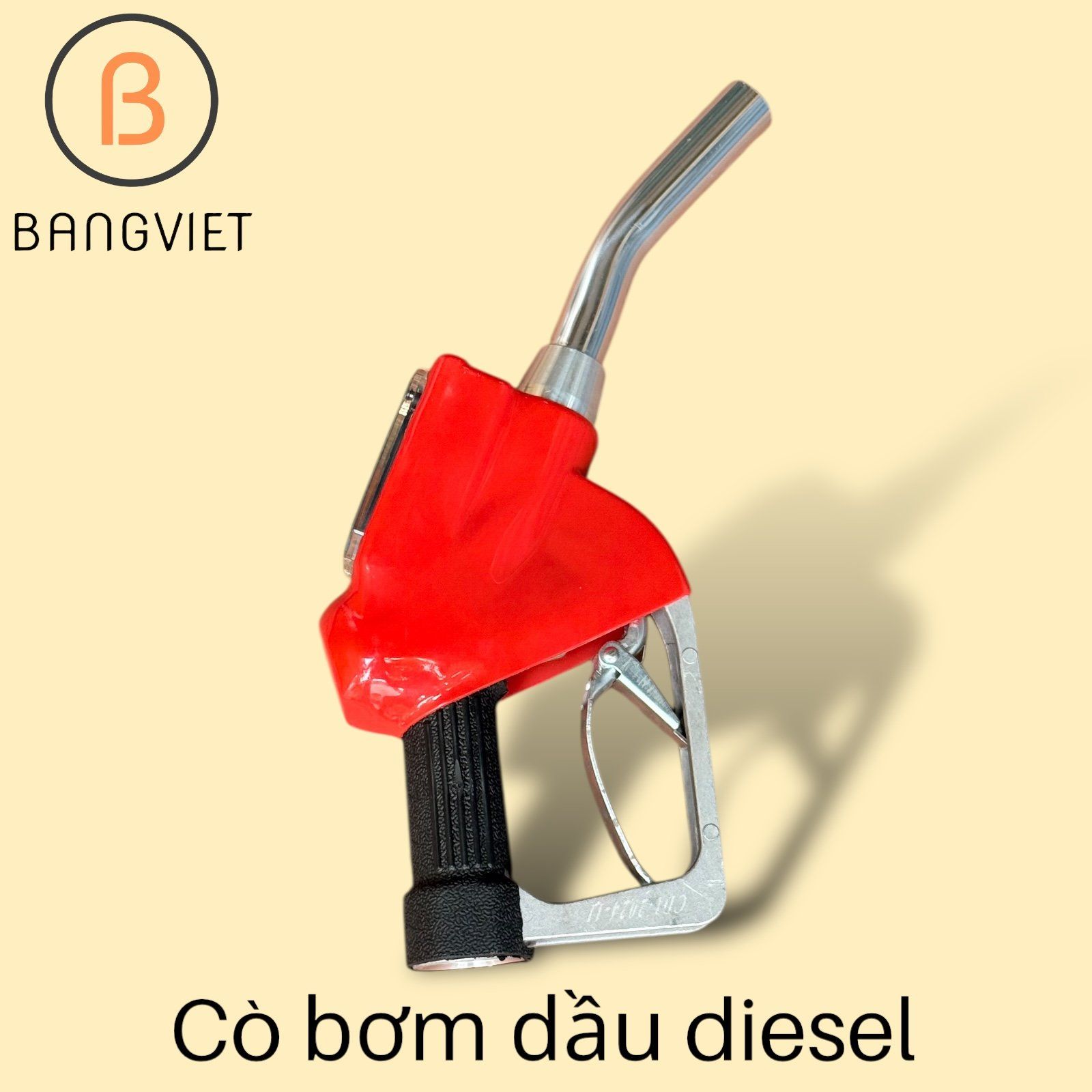 Cò ( Vòi ) bơm xăng dầu có đồng hồ V33 màu đỏ