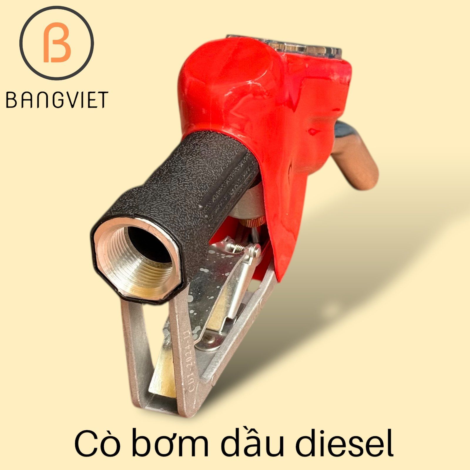 Cò ( Vòi ) bơm xăng dầu có đồng hồ V33 màu đỏ