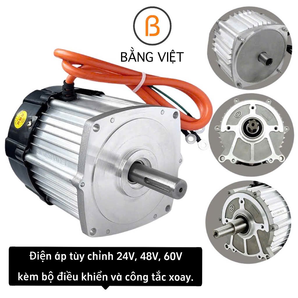 Động cơ không chổi than một chiều 24V/48V/72V 1000W