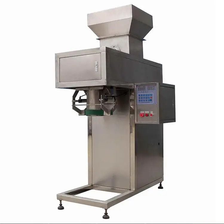 Máy đóng gói tự động có cân điện tử định lượng 25kg - 50kg - 100kg / máy đóng gói gạo, bột