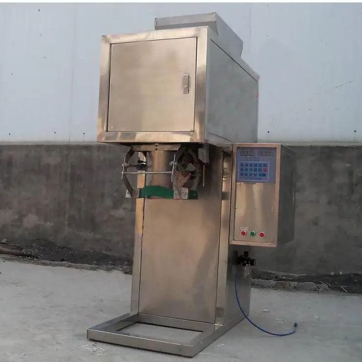 Máy đóng gói tự động có cân điện tử định lượng 25kg - 50kg - 100kg / máy đóng gói gạo, bột