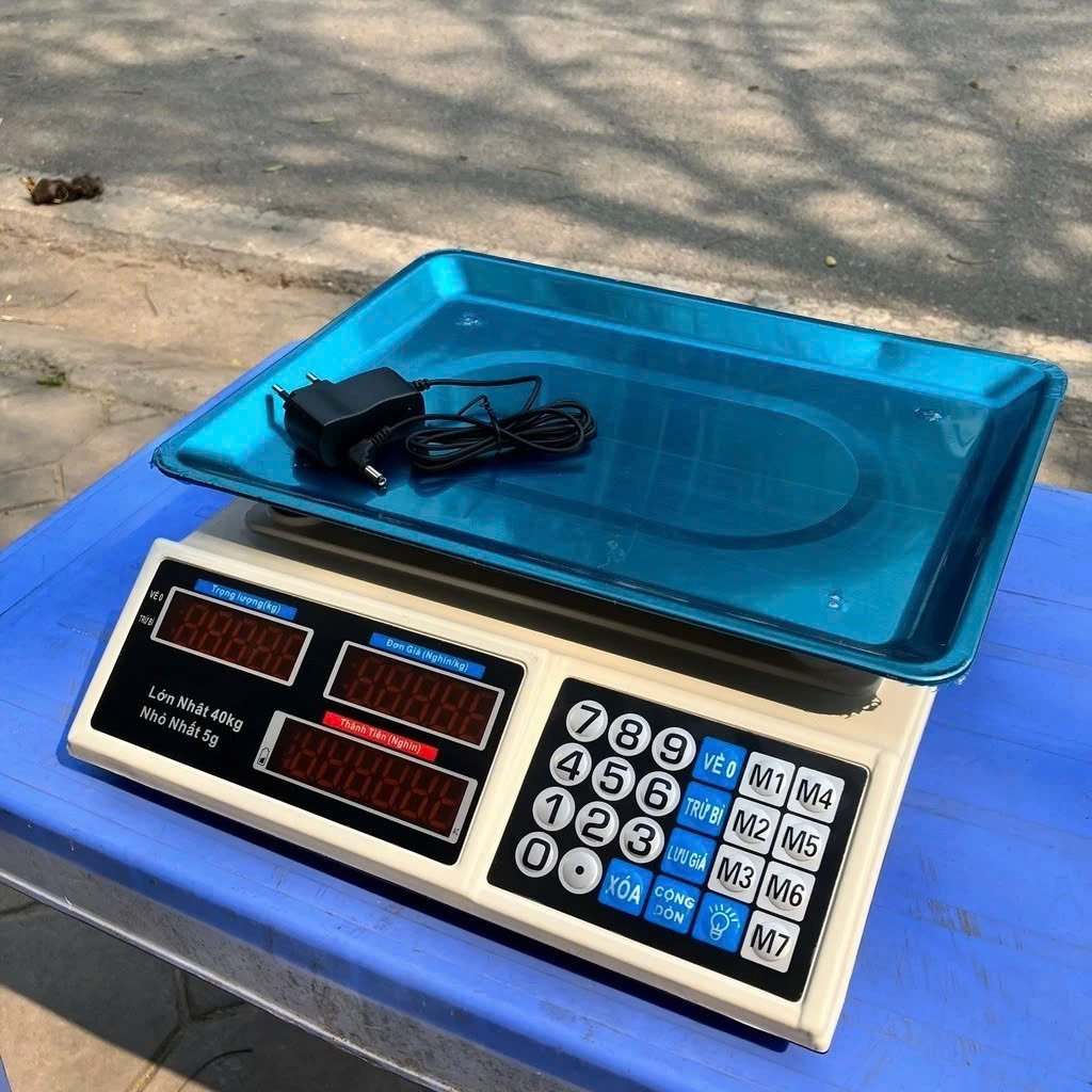 Cân điện tử tính tiền tiện lợi, cân hoa quả đĩa cong và phẳng