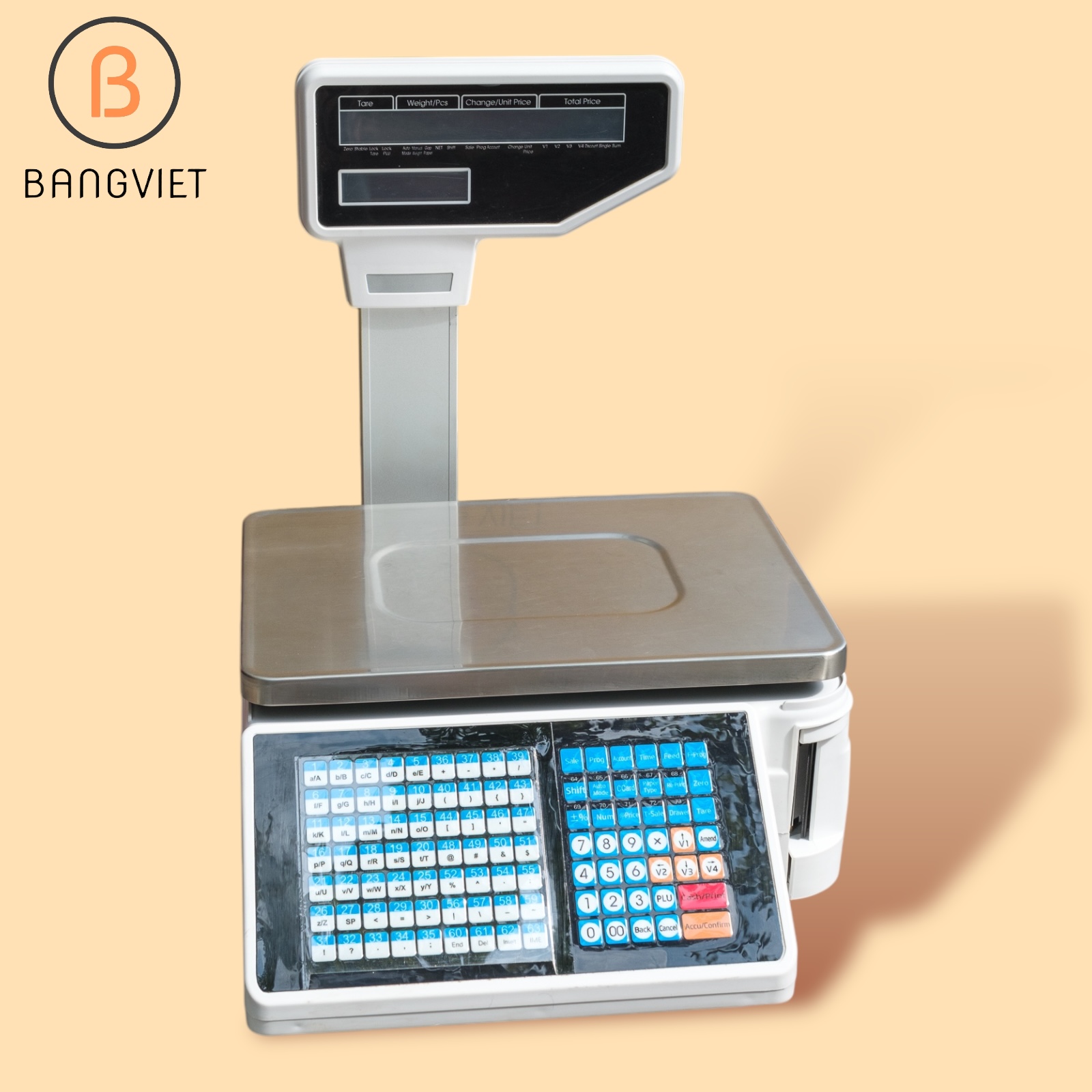 CÂN ĐIỆN TỬ IN TEM MÃ VẠCH TM-A 30KG - CÂN SIÊU THỊ CHÍNH HÃNG NEWTECH TMA