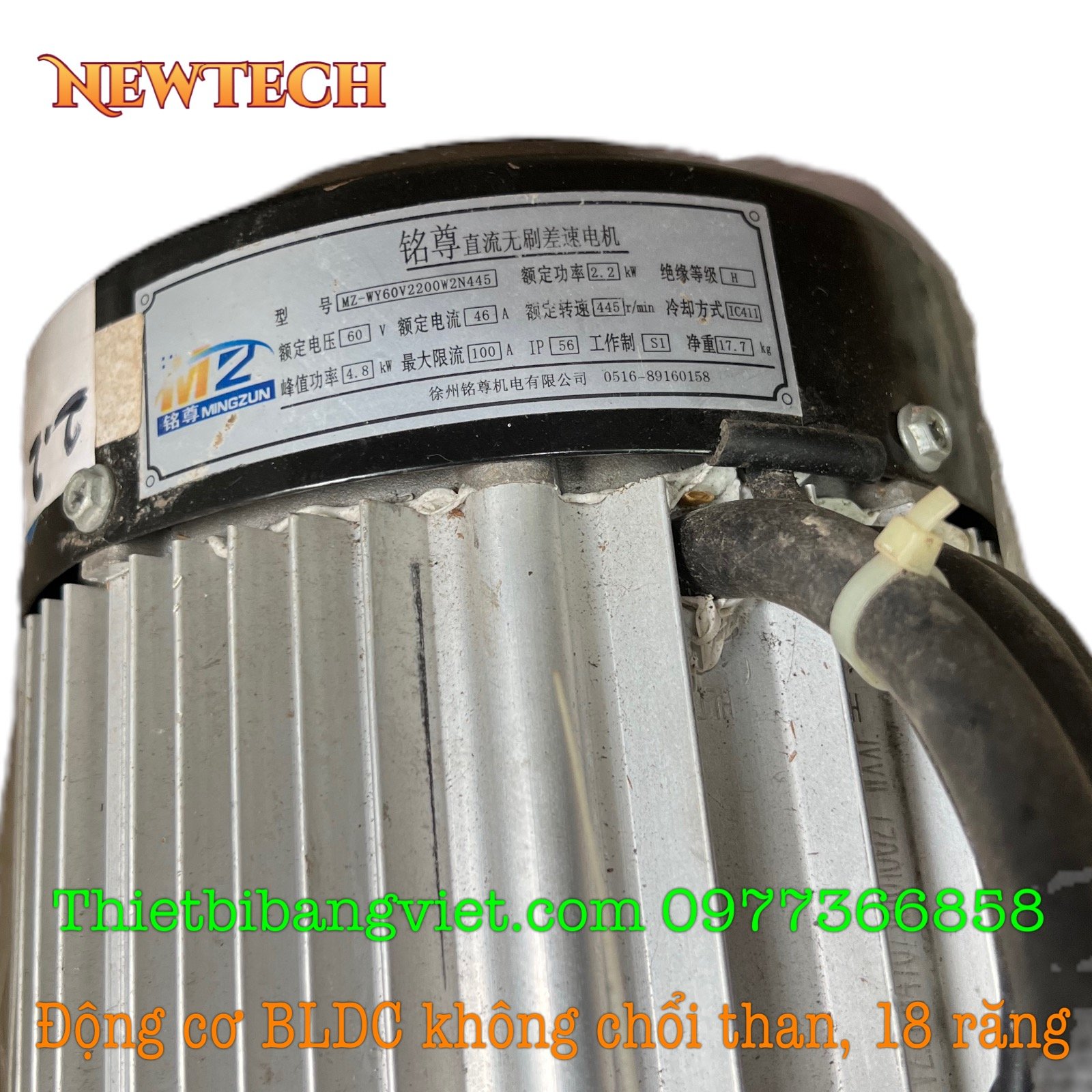 Động cơ xe điện BLDC không chổi than công suất lớn