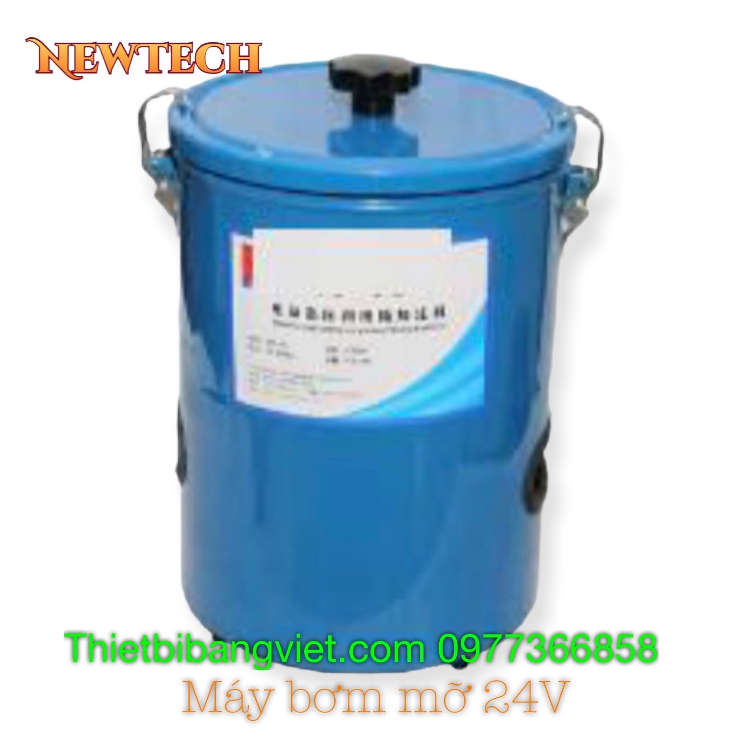 Máy bơm mỡ 24V/ Bơm mỡ chạy điện 10kg DC 12V 250W