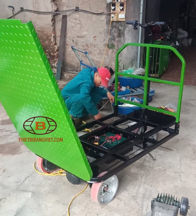 Xe đẩy hàng chạy điện tải trọng 800kg BV88