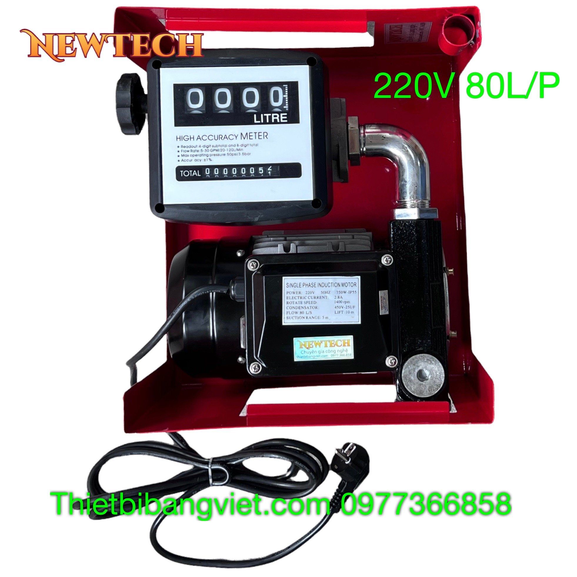 Bộ KIT bơm dầu Diesel 220V 80 L/P Model: B119
