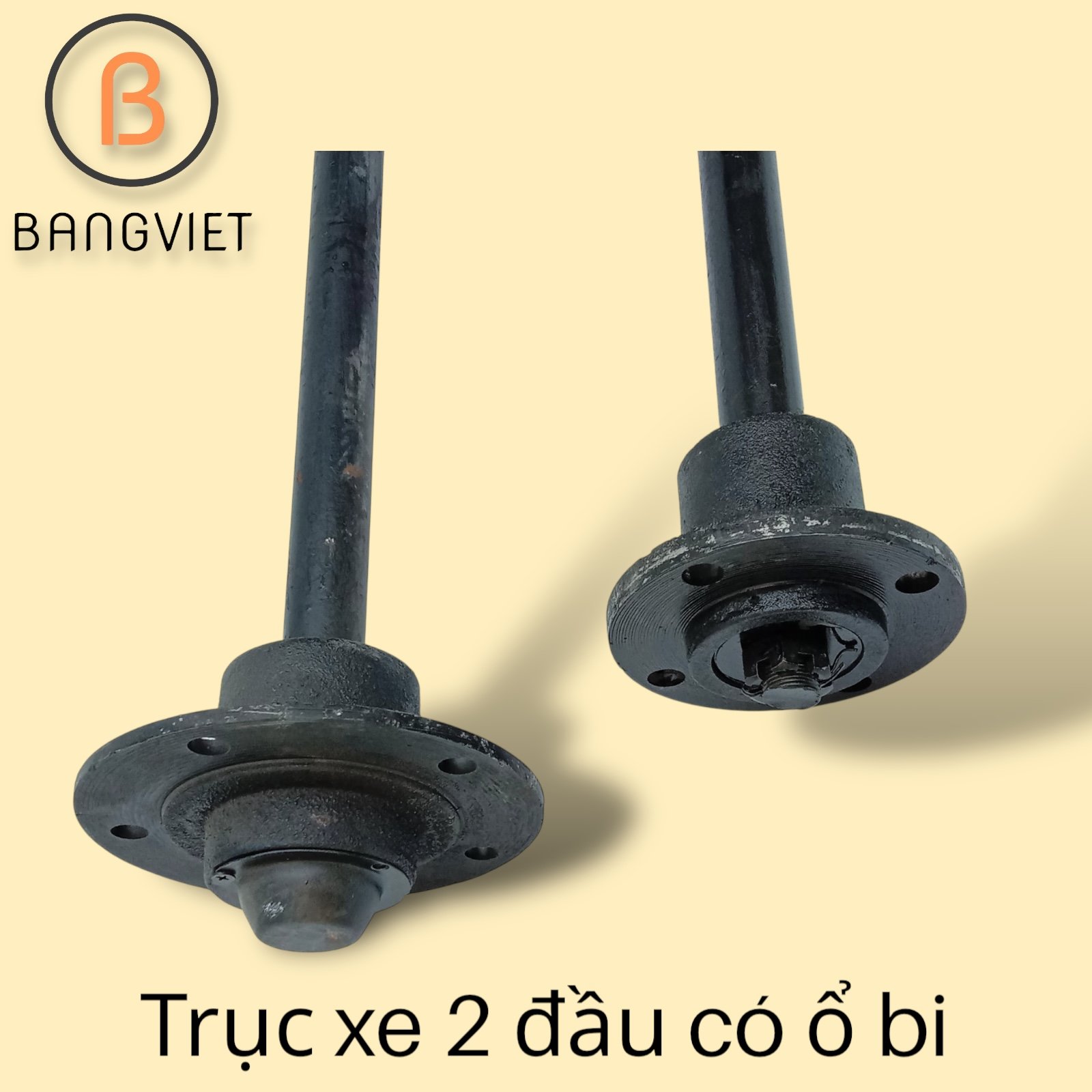 Trục xe 2 đầu có ổ bi