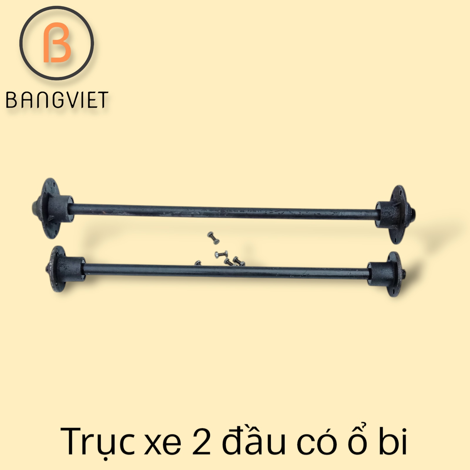 Trục xe 2 đầu có ổ bi