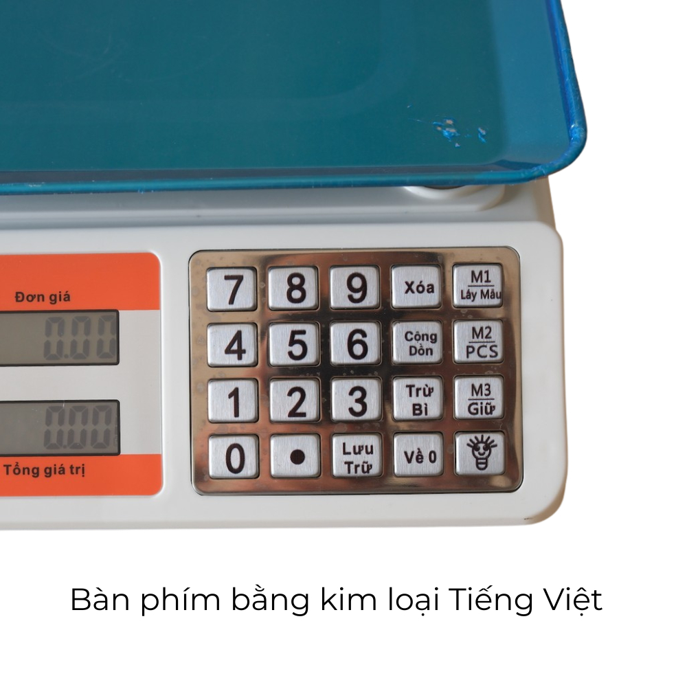 🔥 [HOT TIKTOK] Cân Điện Tử 40kg Đĩa Cong "Thần Thánh" - Chống Rơi, Pin Trâu, Tính Tiền Nhanh