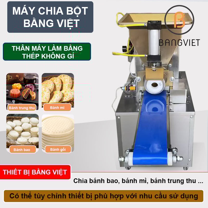 Máy cắt bột đa năng thương mại cho bánh bao, há cảo, bánh trung thu, bánh nướng, đặt làm theo yêu cầu