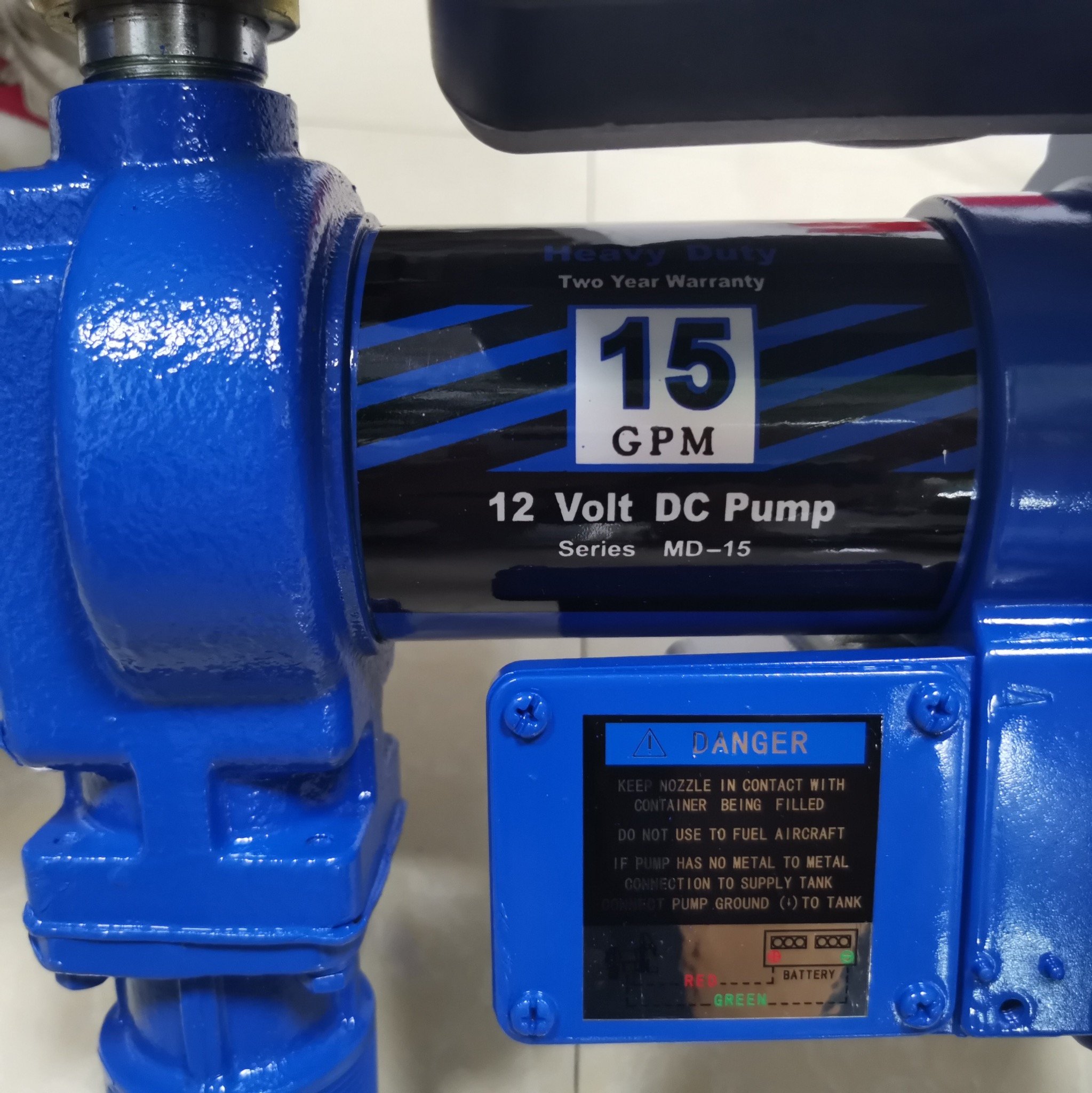 Động cơ bơm xăng chống cháy 12V 20GPM - DCEX-56 76 l/p