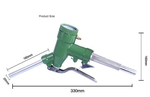 Cò bơm xăng dầu tích hợp đồng hồ cơ