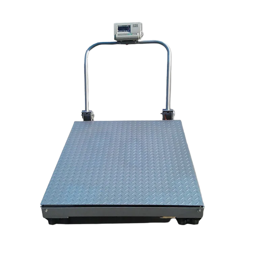 Cân sàn điện tử công nghiệp 1000kg có tay cầm