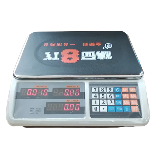 Cân định giá điện tử 30kg 50kg cân bàn 5g thép không gỉ