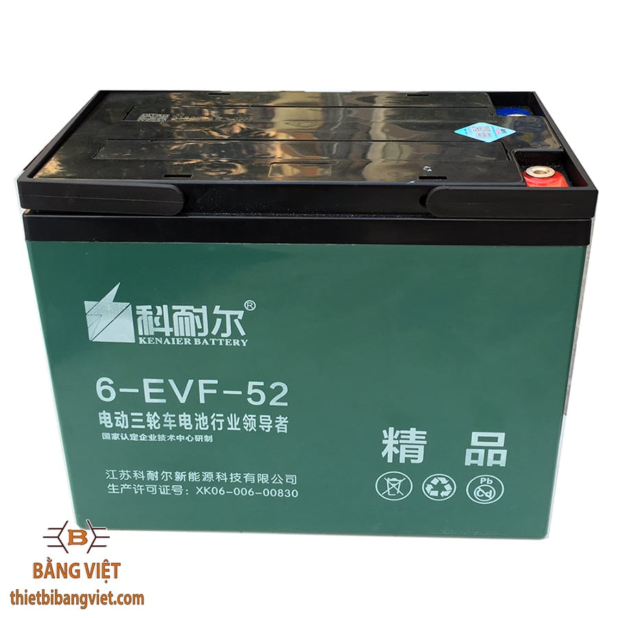 Ắc quy 12V52Ah chuyên dụng cho xe điện 6-DZM-52