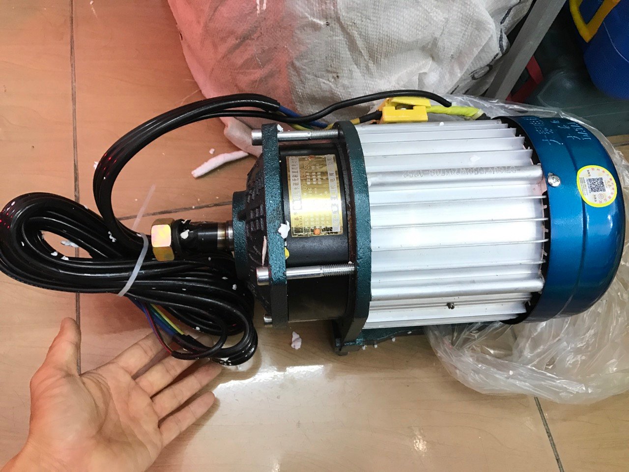 Động cơ xe điện BLDC không chổi than có giảm tốc