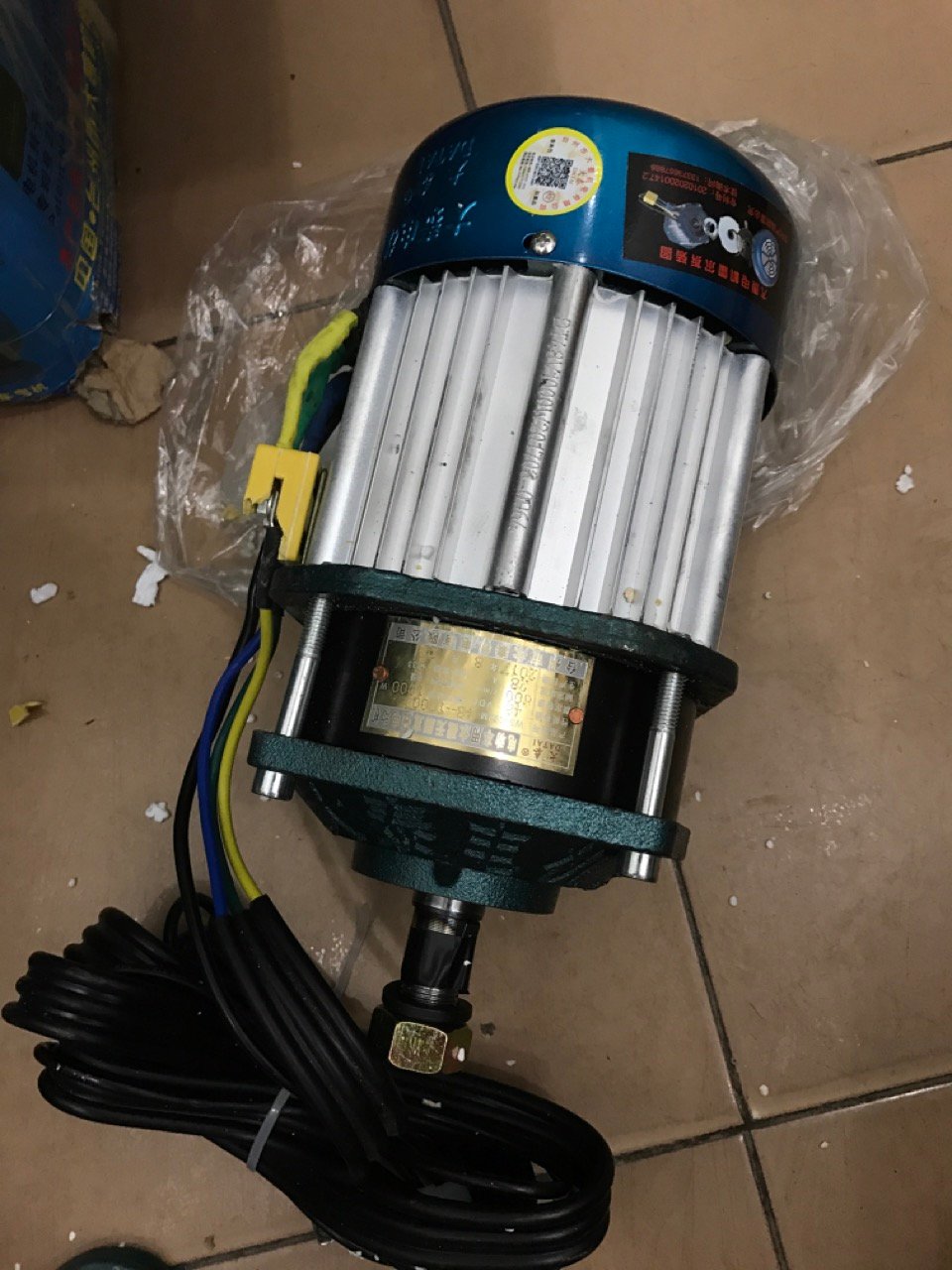 Động cơ xe điện BLDC không chổi than có giảm tốc