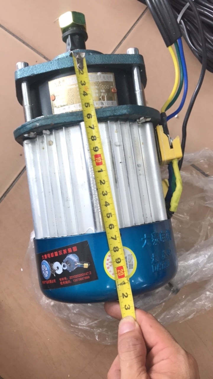 Động cơ xe điện BLDC không chổi than có giảm tốc