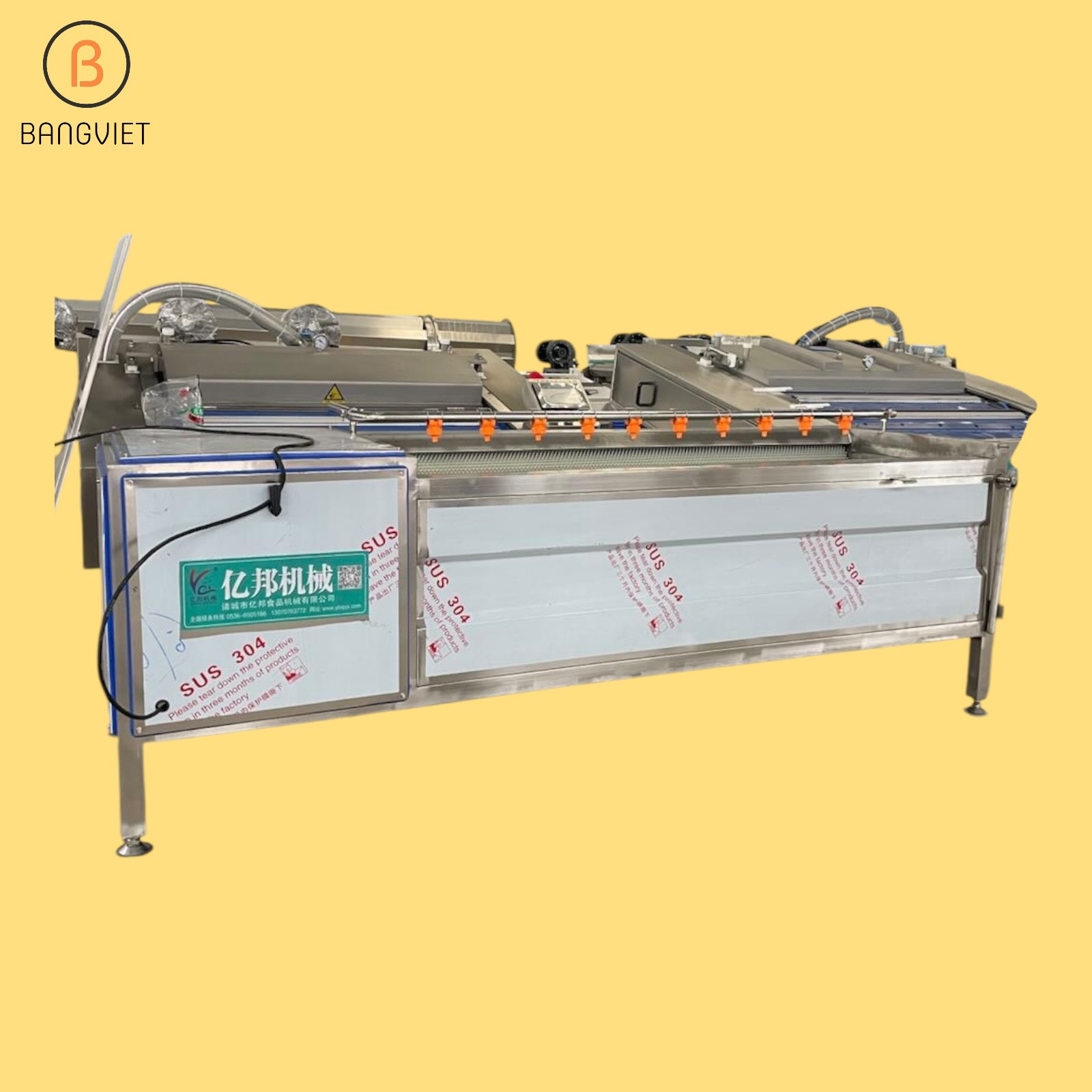 Máy Tách Vỏ Củ Đậu, Khoai Tây Công Nghiệp MG1500 (Năng suất 1.5 Tấn/H)