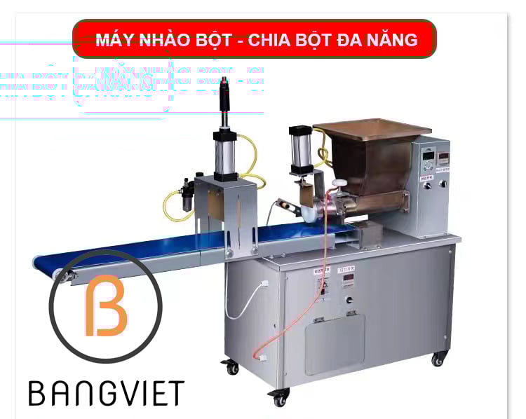 Máy nhào bột, chia bột định lượng dùng cho bánh trung thu, sủi cảo, bánh nướng - Máy đa năng cỡ nhỏ
