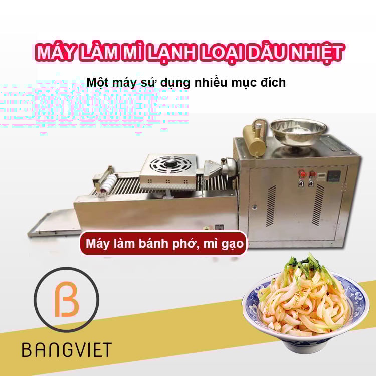Máy làm bún, mì gạo, bánh phở, mì lạnh đa chức năng cỡ nhỏ