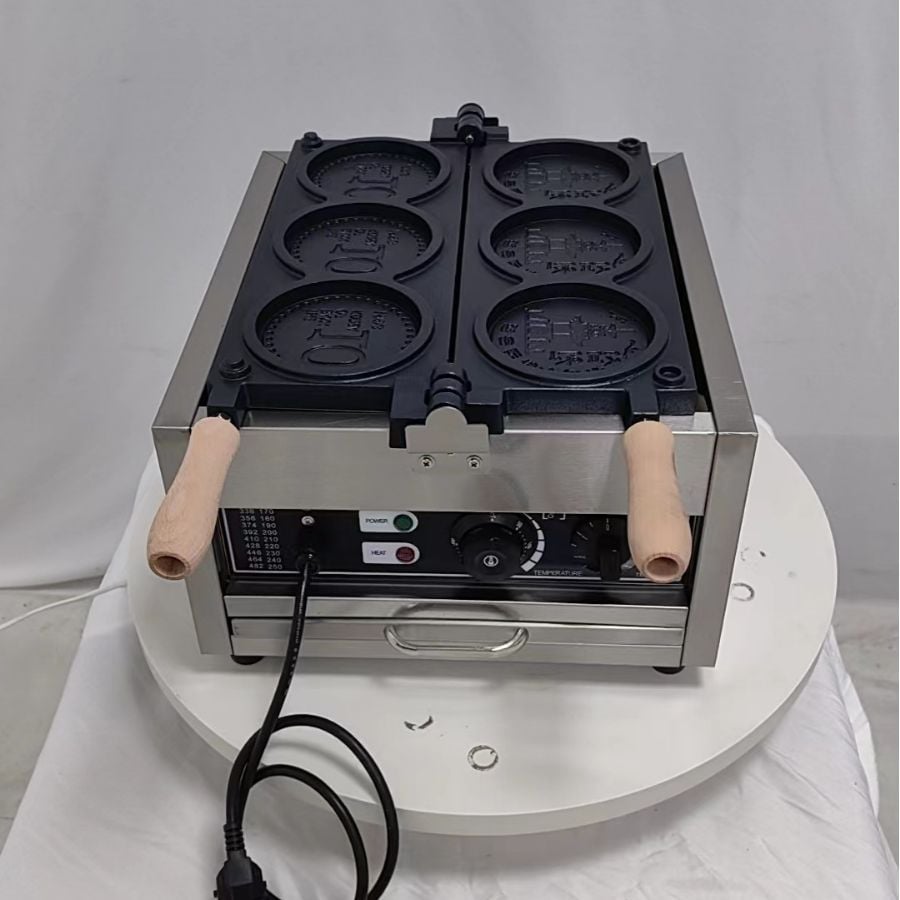 Máy làm bánh đồng xu phô mai kéo sợi/ Bánh đồng xu phô mai có nhiều loại khuôn có thể tùy chỉnh