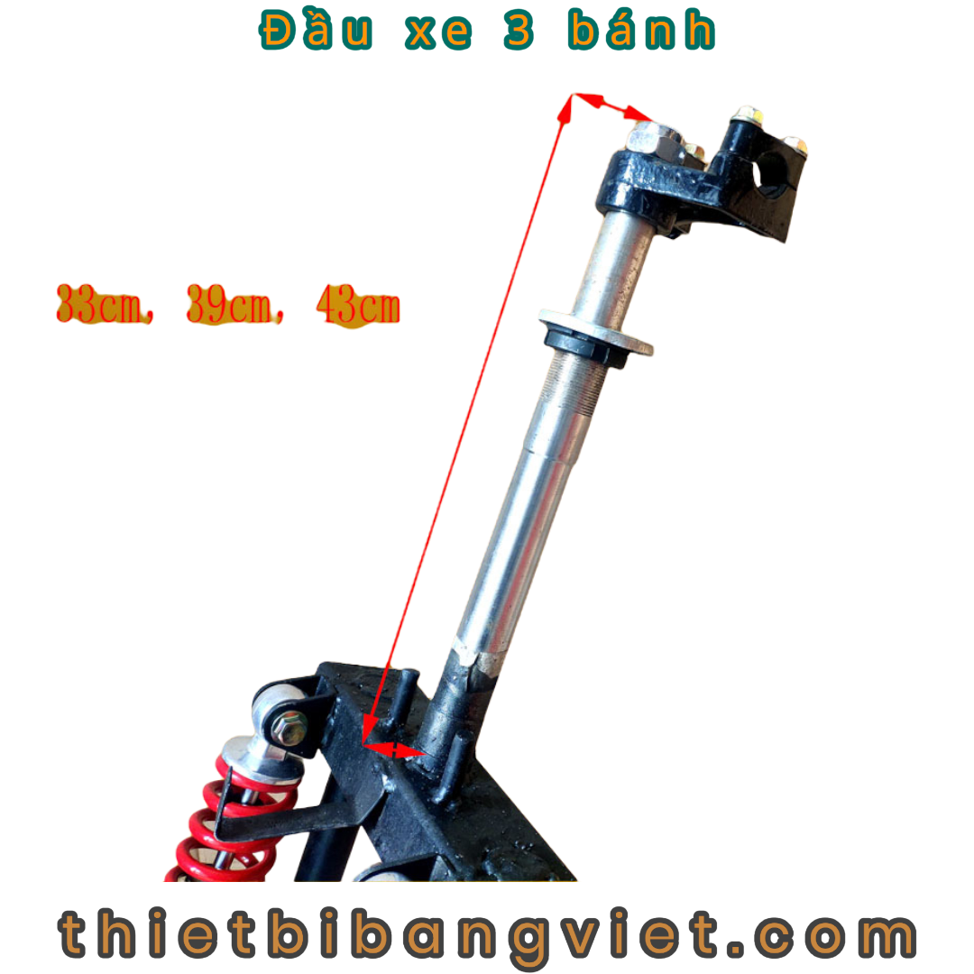 Bộ đầu xe điện ba bánh BV876