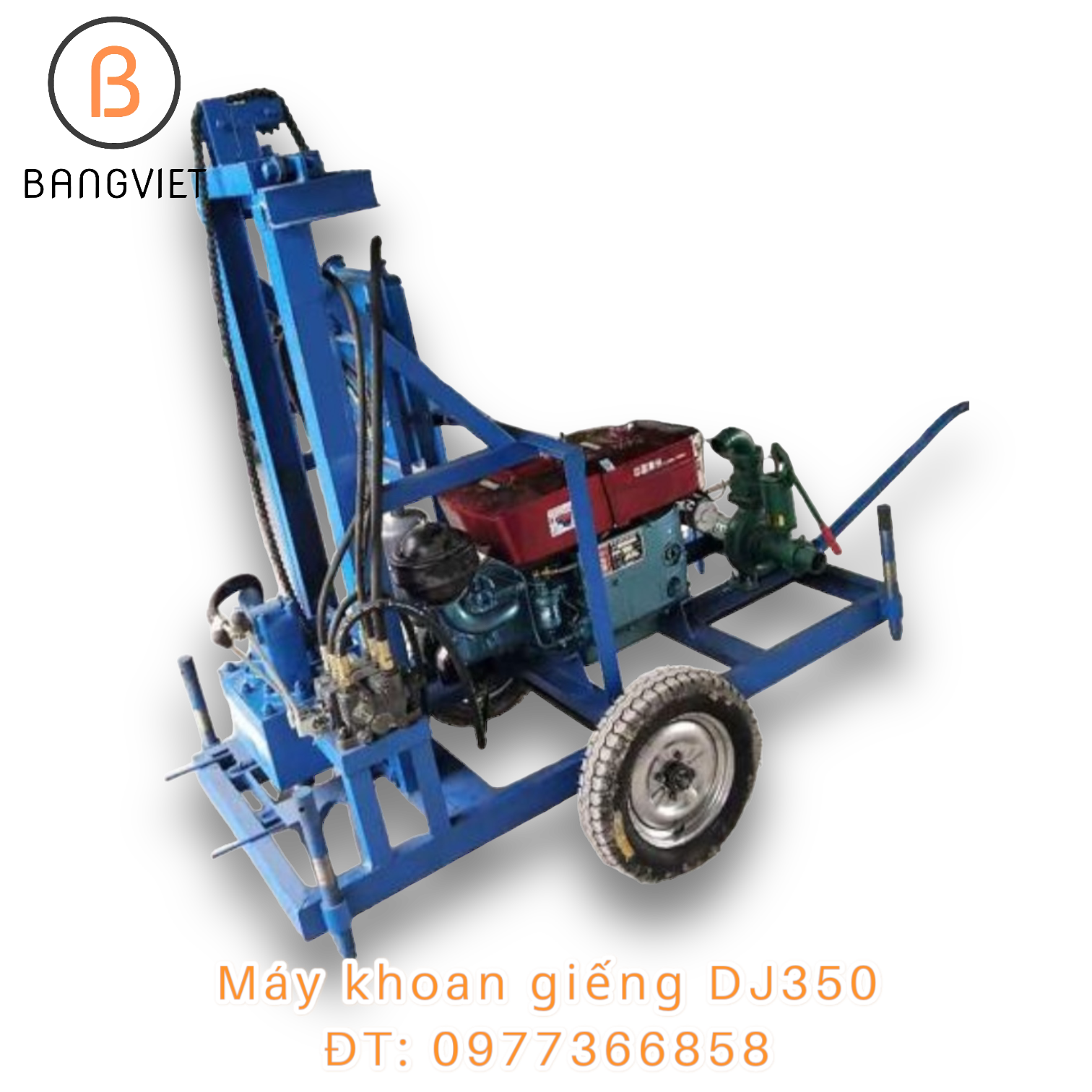 Máy khoan giếng Nước Diesel Model DJ-350