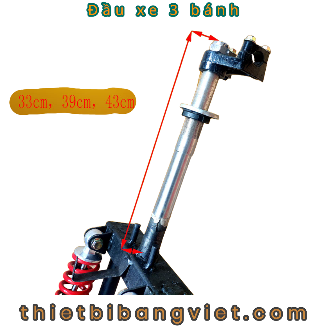 Bộ đầu xe điện ba bánh BV876