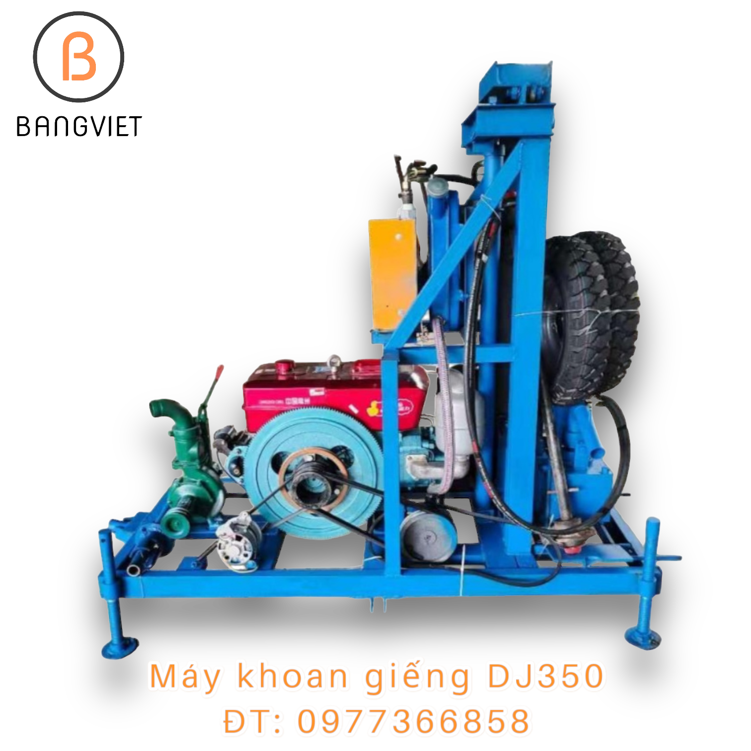 Máy khoan giếng Nước Diesel Model DJ-350