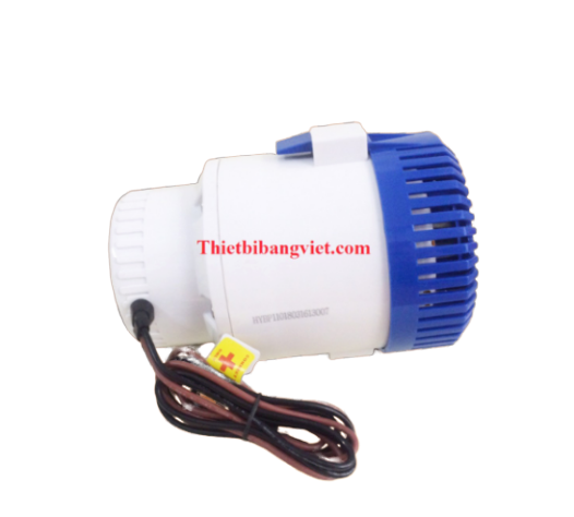 Bơm hút chất thải 3000GPH - 12V hút chìm, hút đáy bể cá - 12V từ bình ắc quy