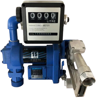 Bộ Kit Bơm xăng, dầu diesel 12V 24V 60l/p 20 GPM cắm thùng phuy tiện lợi